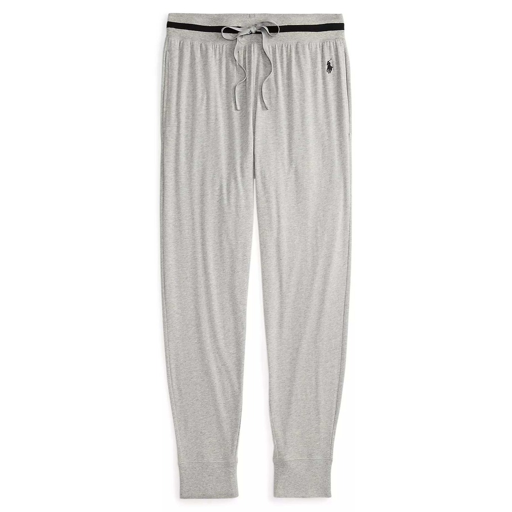 Polo Ralph Lauren Mens LRG Gray‎ Heather Jersey Jogger Pajama Pants
